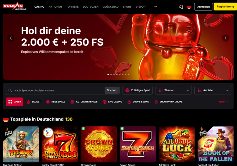 vulkanspiele home page